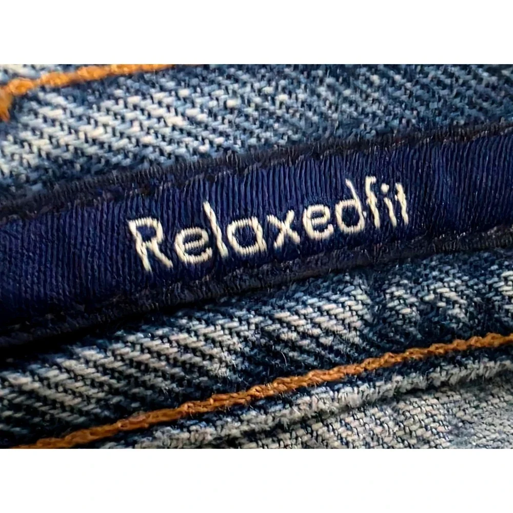 Eddie Bauer Mens Relaxed Fit Straight Leg Jeans Medium Wash Blue Cotton 40x30
